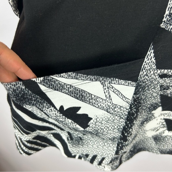 Parsley & Sage Black & White Long Sleeve Top Size XL - Picture 5 of 9